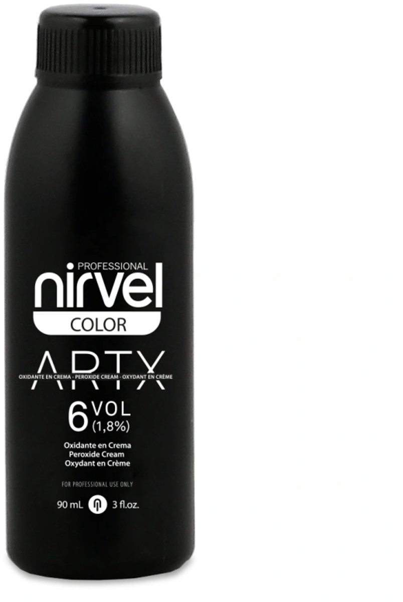 Nirvel ARTX 6 Vol Crème Peroxide / Peroxide oxidatiecrème voor haarkleuring en bleekwater 90 ml