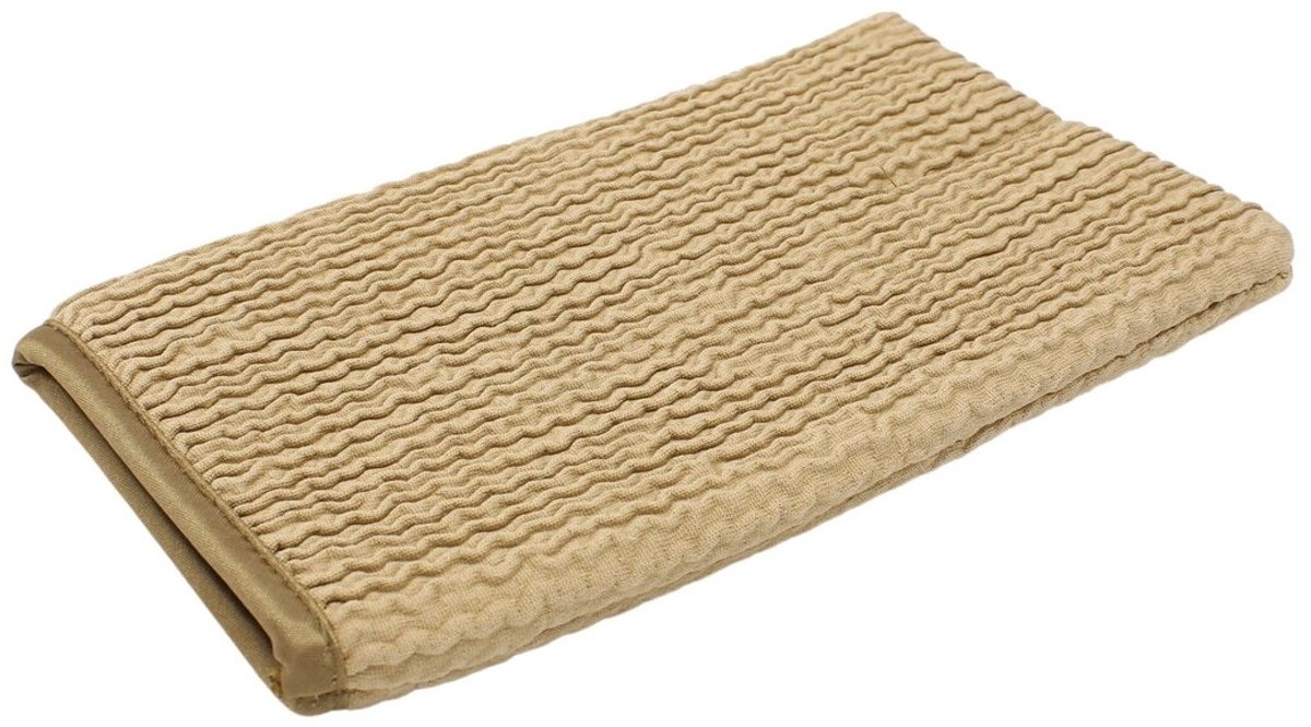 Wave Gold Washandschoen ChiaMo.nl Goud