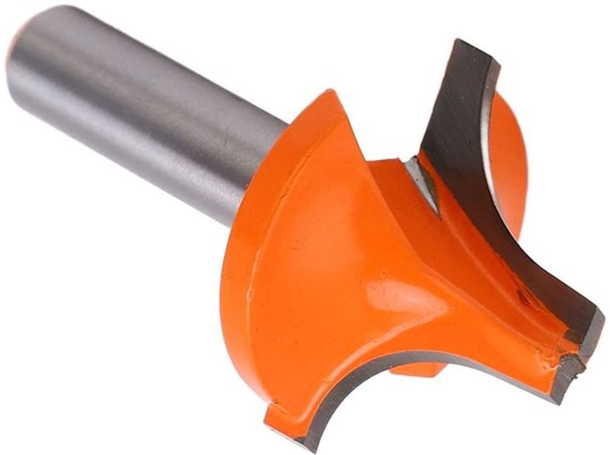 Afrondingsrandvormbit 8 Mm Schachtdiepte - Wolfraamcarbide Legering - Rondfrees - Houtbewerking - Nauwkeurig Snijden - Afstellager