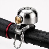 Wieport Fietsbel Vintage / Classic – Aluminium & RVS – Universele Montage 22-32 mm – Zilver