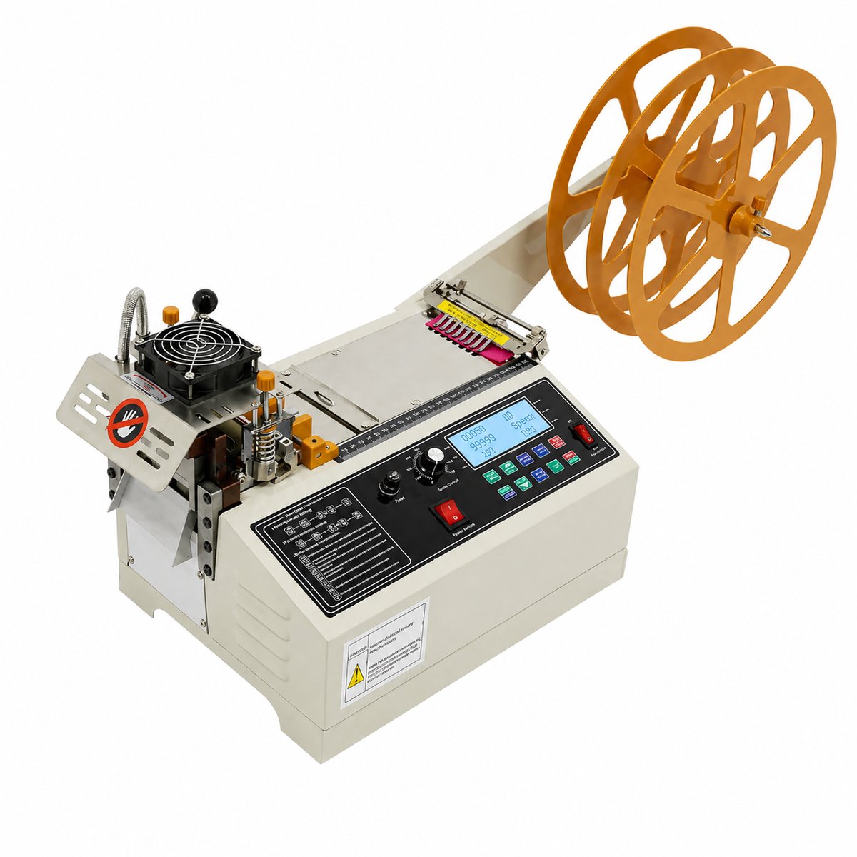 Novari - Snijmachine - Bandsnijmachine - Textiel snijder - Warm én koud snijden - Temperatuur instelbaar tot 450 °C - 400W / 220V