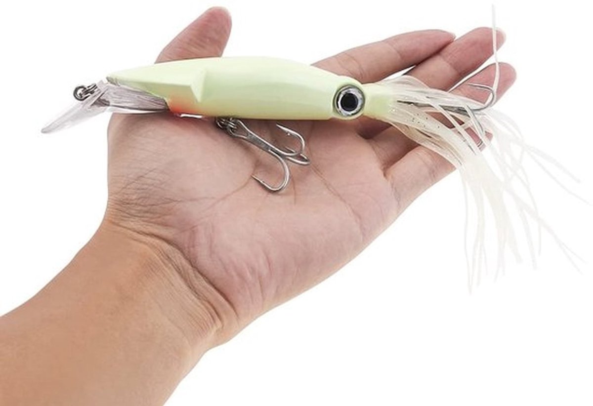 Octopus Kunstaas - Zachte kunstaas voor vissen - 14 cm - Zacht en duurzaam - Perfect voor baars, zalm en forel - Hoogwaardige visserij