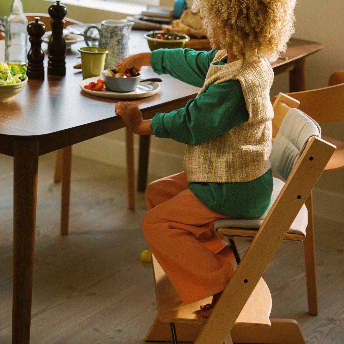 Stokke Tripp Trapp Stoelkussen met Antislip Onderzijde, Beige