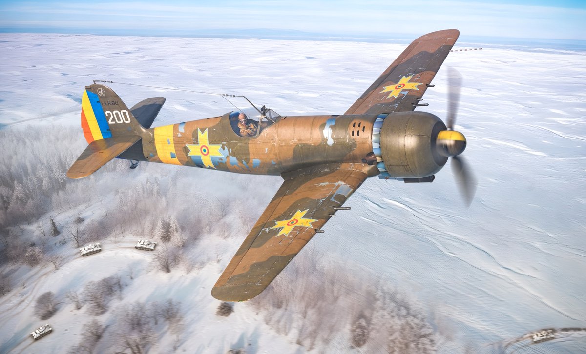 IBG Models Modelbouwpakket Vliegtuigen - 72567 IAR.80B - Romanian Fighters over Stalingrad 1942 WWII - Roemeens Jachtvliegtuig Plastic - 1:72 - Modelbouw