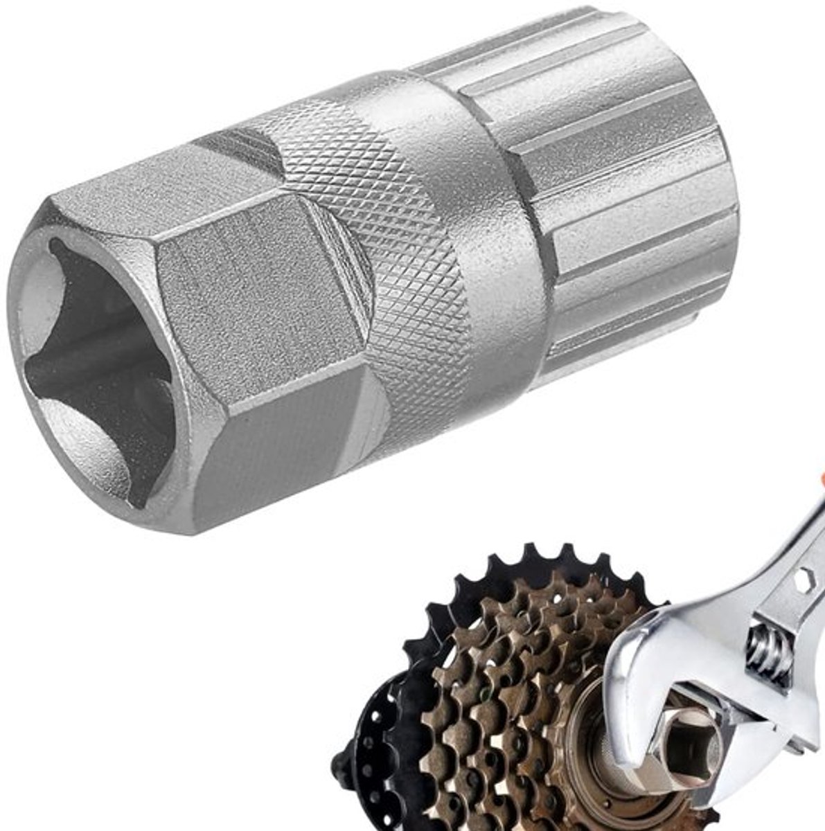 Freewheel Tool Robuust - Fietsgereedschap - Gereedschapskoffer Fiets - Inbussleutelsets - Vorkuitzetter - Hoogwaardige Carbon Staal - Fiets Gereedschap