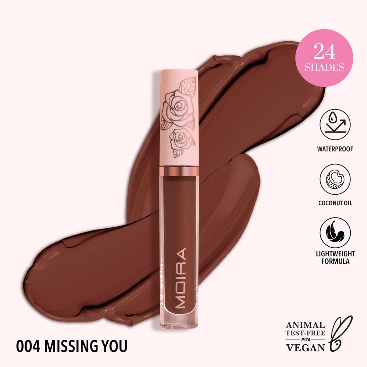 Moira - Lip divine - Liquid lipstick - 04 - Missing You
