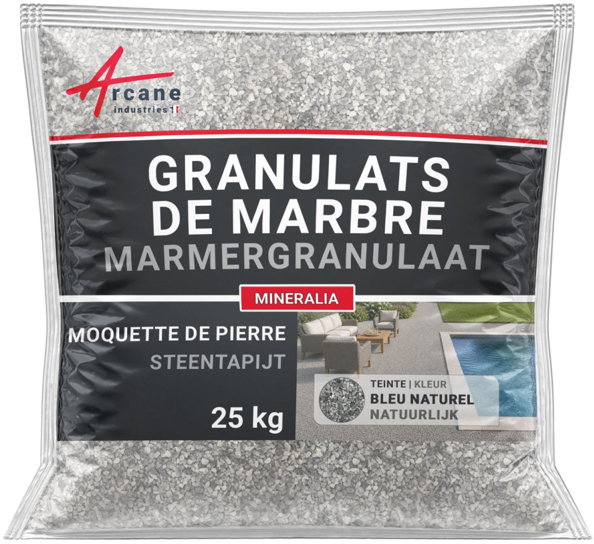 Granulaten voor Steentapijt - Decoratief Gekalibreerd Marmer - Hoge Sterkte & Drainerend : MINERALIA