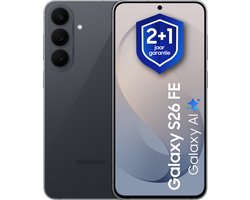 Samsung Galaxy S26 FE - Smartphone - 256GB - Graphite + 1 jaar extra garantie