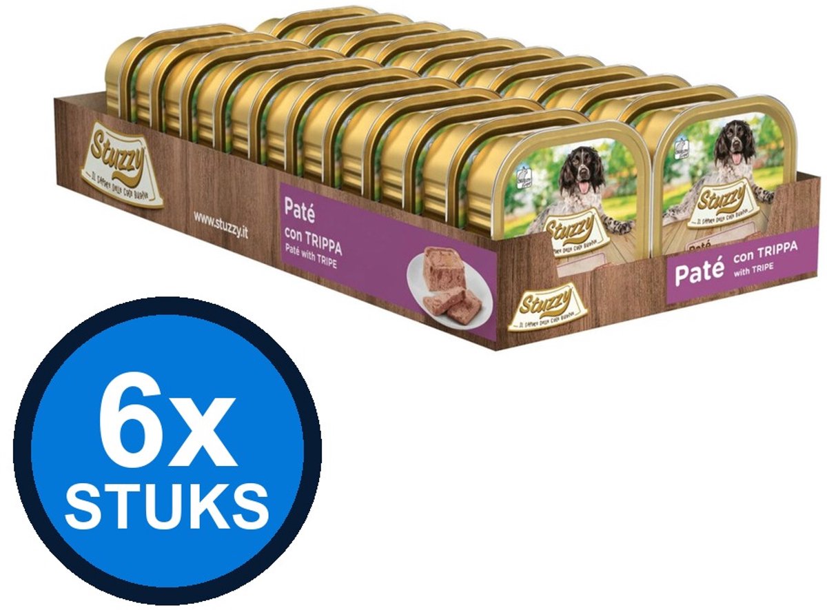 6x Stuzzy - Hond Paté Pens - Hondenvoer Natvoer - 150g