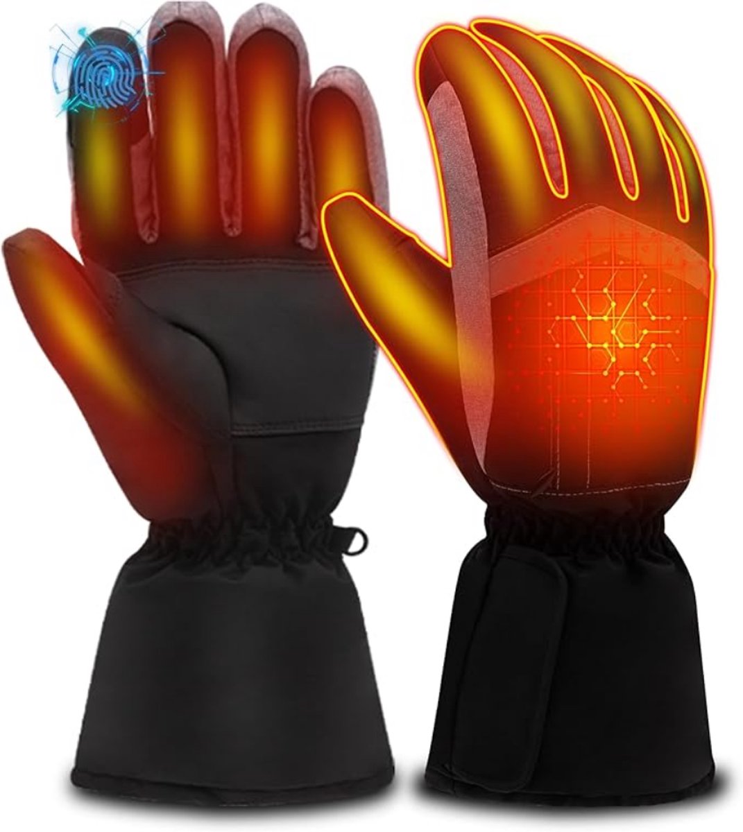 DYVNS® Handschoenen met Verwarming - Elektrisch Verwarmde Winterhandschoenen - Batterij - Touchscreen