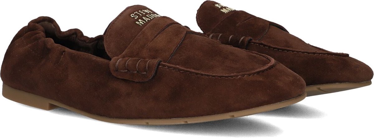 Steve Madden Newbury Mocassins Dames - Instappers - Bruin - Maat 38