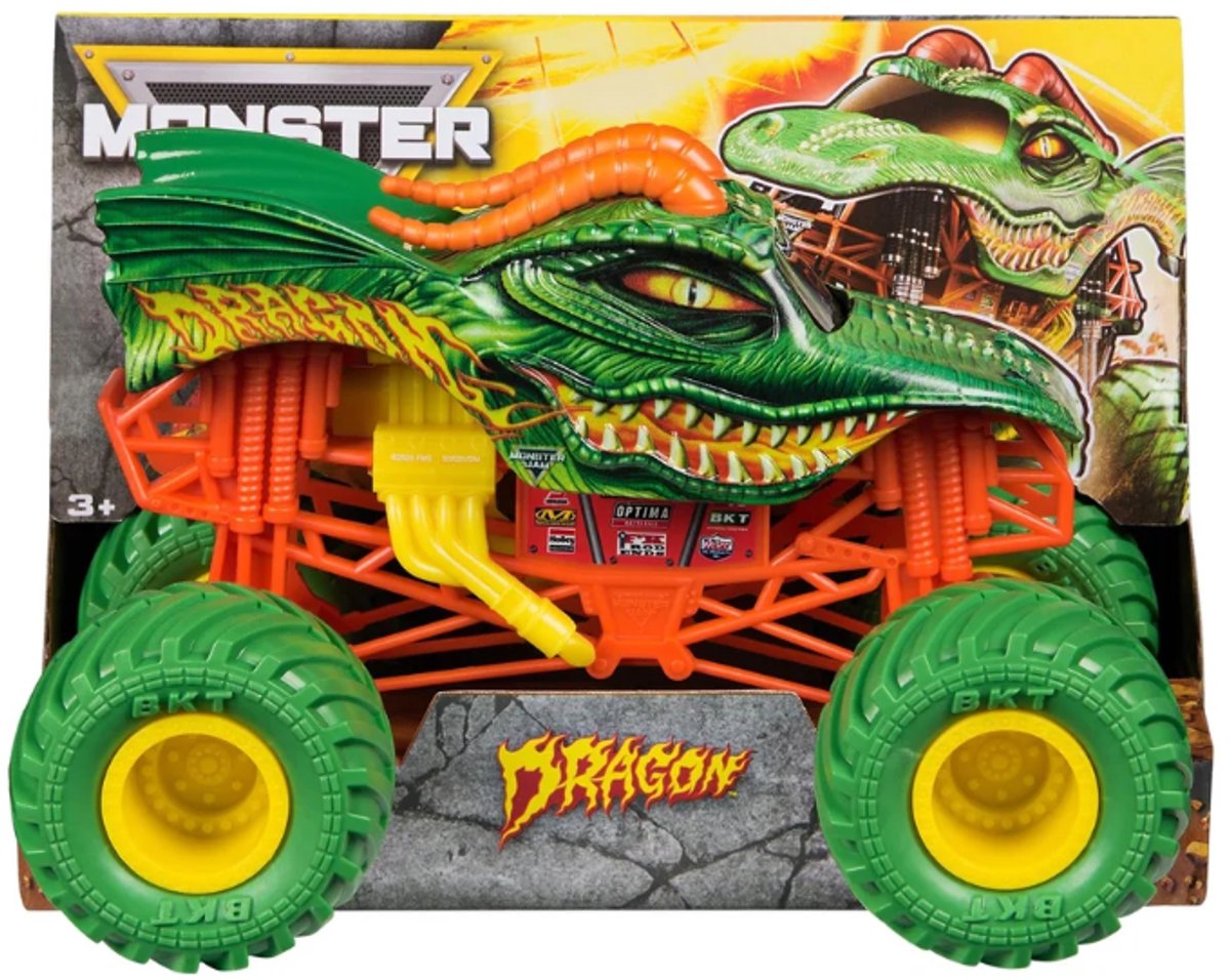 Hot Wheels monster jam truck Dragon - monstertruck 19 cm schaal 1:24