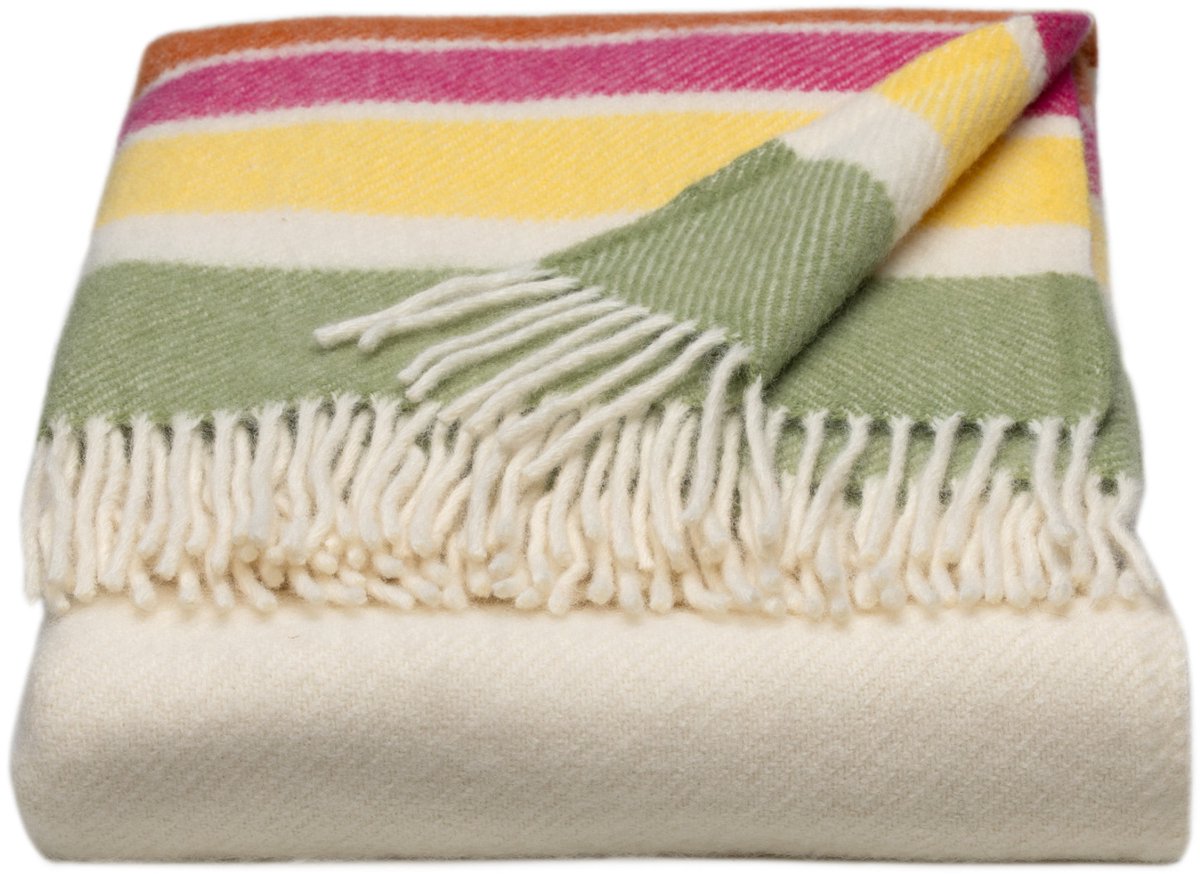 WOOOL Luxury Plaid - ALASKA (Petal) - 150x183cm