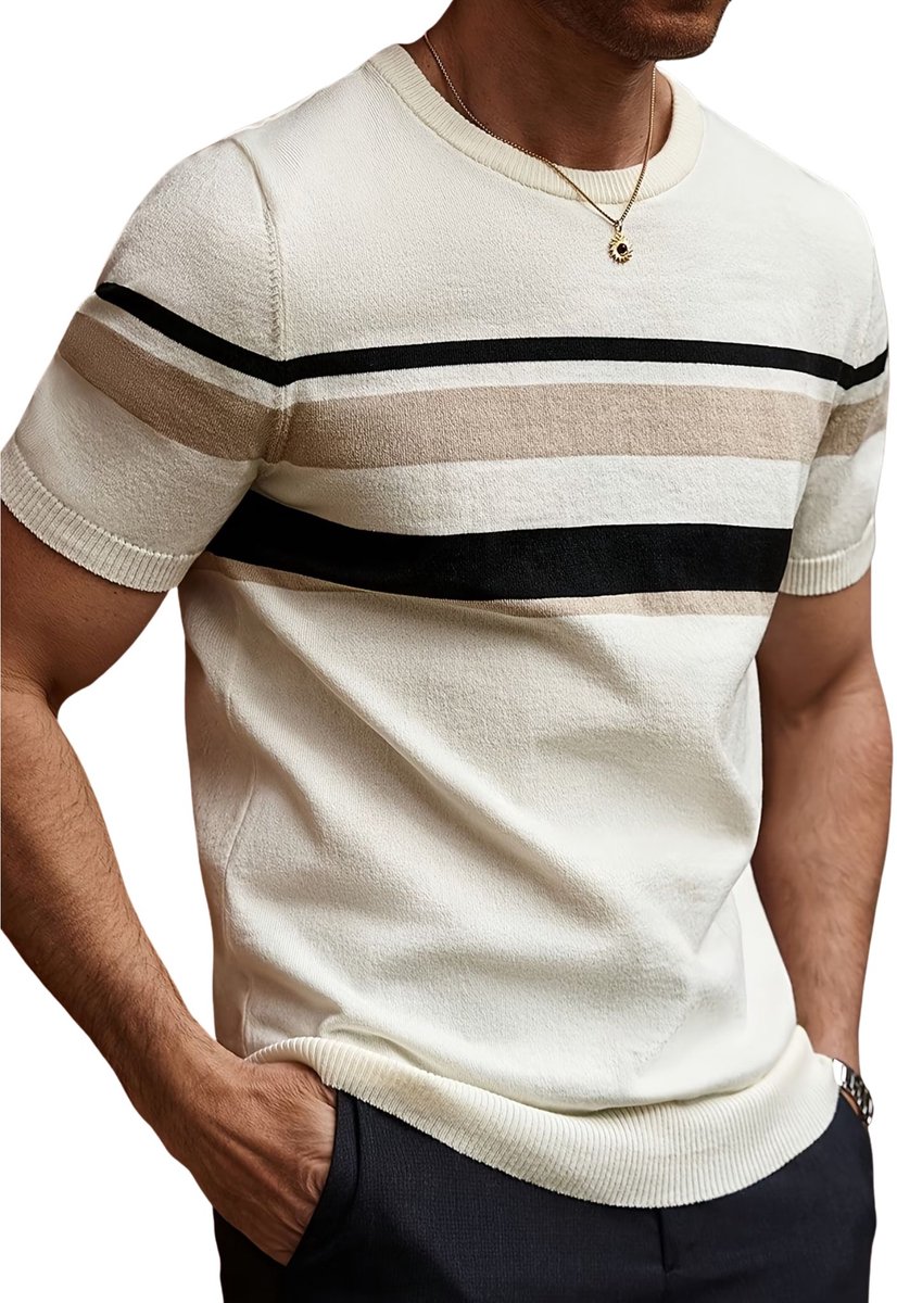Currero T-Shirt Heren Shirt Zomerkleding T Shirt Mode Old Money Polo Mannen Kleding Volwassenen Melkachtig