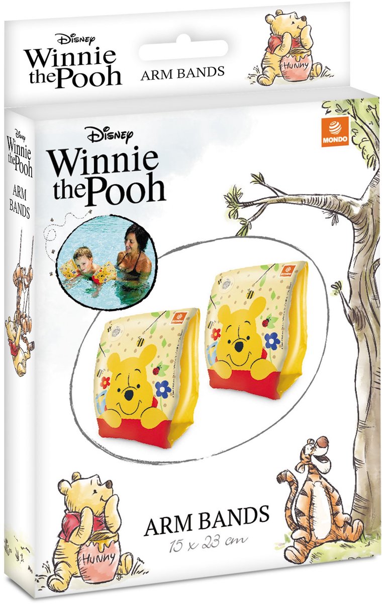 Mondo zwembandjes kinderen Winnie de Poeh 2-6 jaar zwembad plezier. Mondo zwembandjes kinderen Winnie de Poeh 2-6 jaar zwembad plezier.