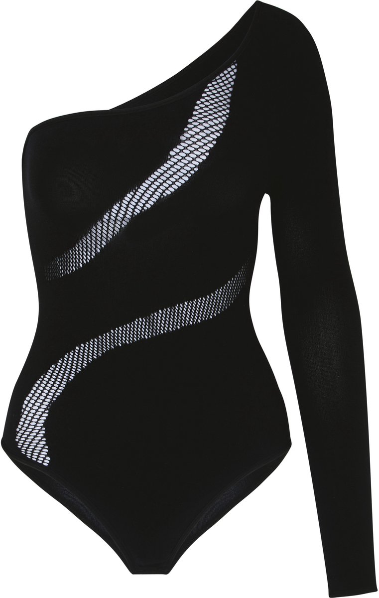 Hunkemöller Asymmetrische Body Zwart