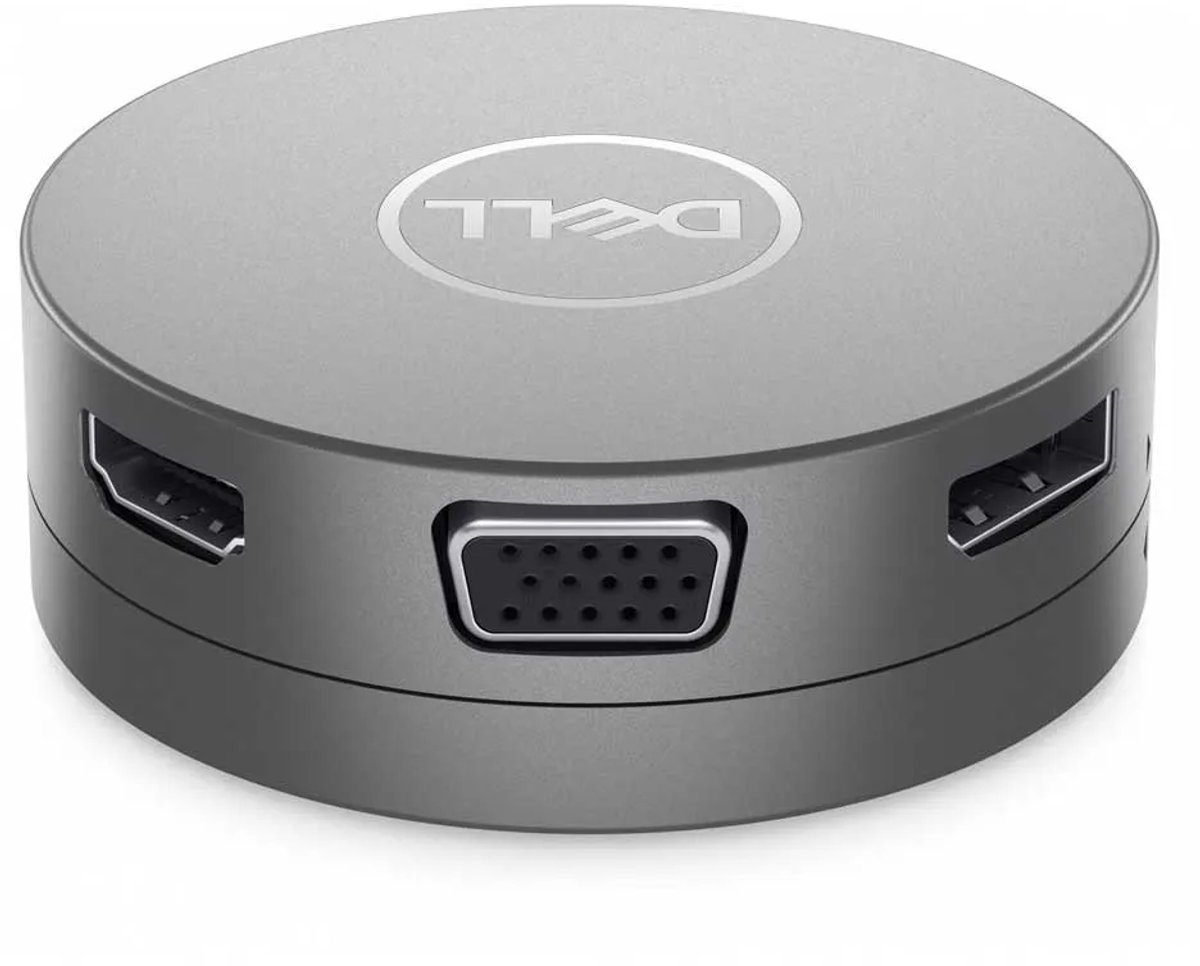 Dell 7-in-1 USB-C multiport-adapter - DA310 - USB-C 90w - RJ45 - HDMI - VGA - DisplayPort - USB-hub thumbnail 3
