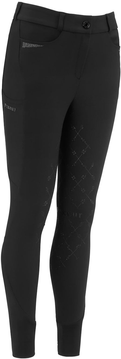 Pikeur Rijbroek Ceelina Griptec AW26 Black - 164 | Zwart | Paardrijbroek