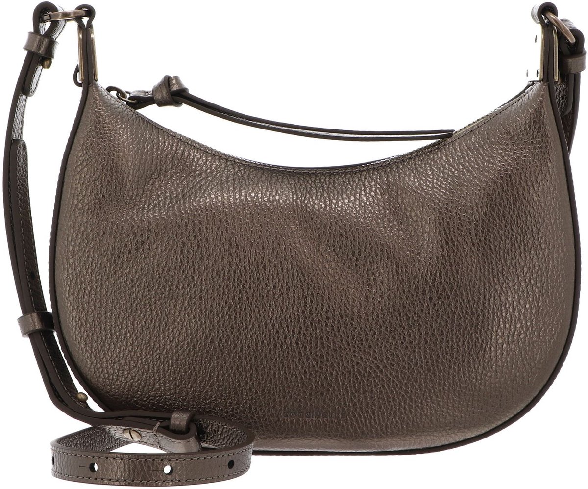 COCCINELLE Leren schoudertas Fujiko Mini Bag Antique Brass Taupe