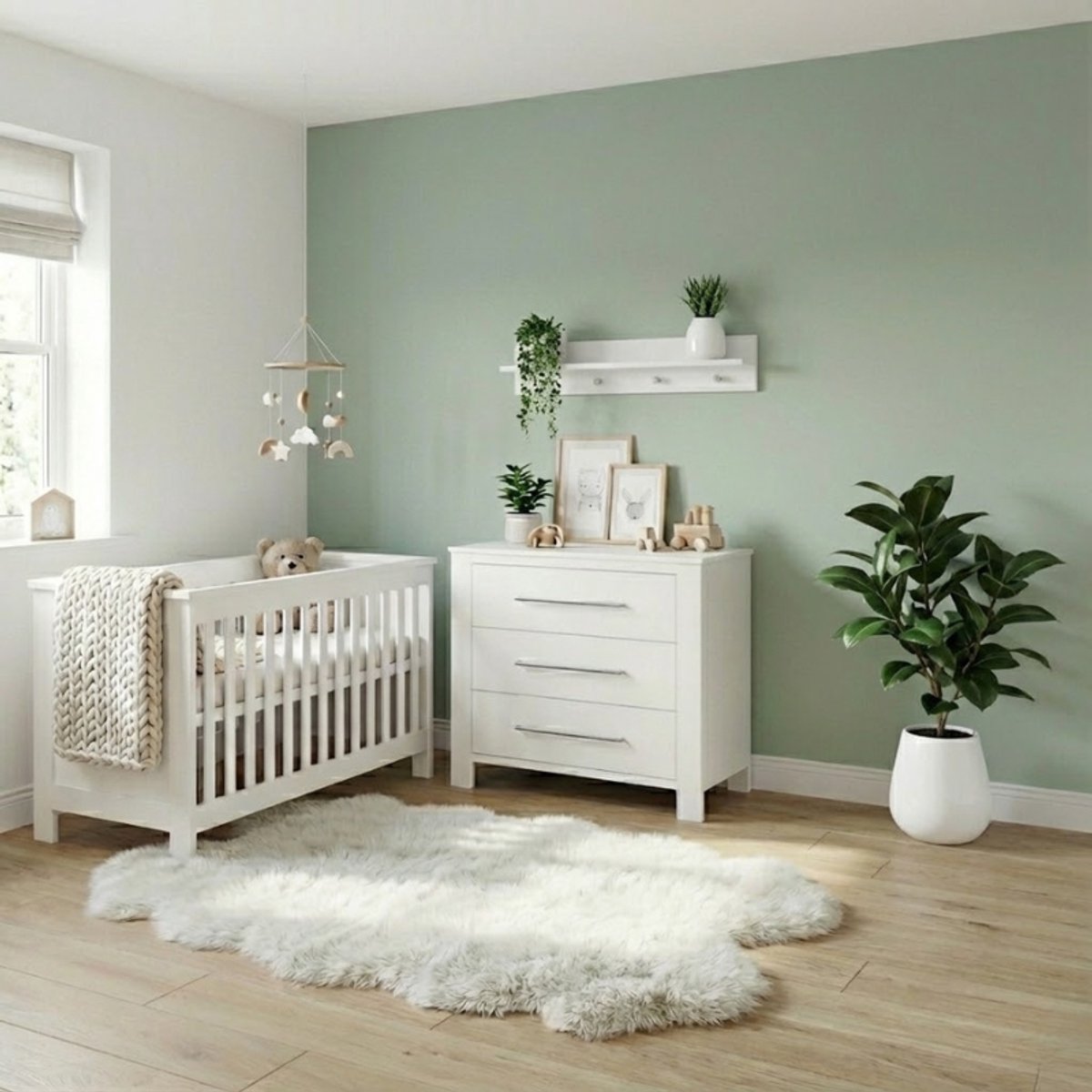 Born Lucky Noel Babykamer 2-Delig – Ledikant en Commode – Vanaf Geboorte tot ca. 2,5 Jaar