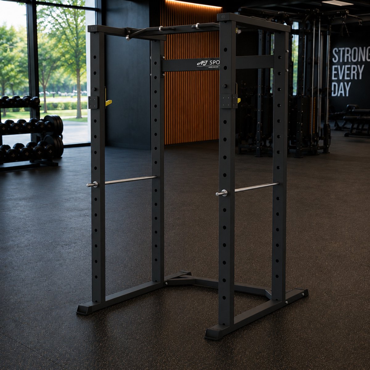 AJ-Sports Power Cage - Squat Rack met Safety Spotters thumbnail 4
