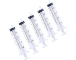 12 Stuks Steriele Spuiten zonder Naald, 20ml Grote Colostrum Spuiten voor Dierenvoeding, Laboratorium Spuiten met Doseringsfunctie
