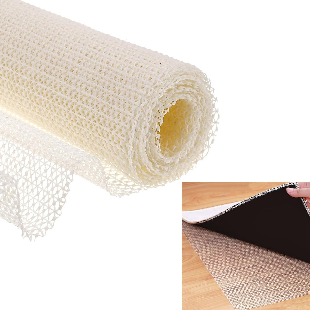 Antislipmat voor Tapijt - Tapijtonderlegger 120x200 cm - Stevige Onderlaag Tegen Verschuiven - Geschikt voor Vloerkleden en Matrassen - Houdt Tapijten Veilig op Hun Plaats