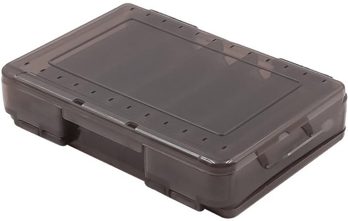 Kunstaasdoos Dubbelzijdig - 10 Compartimenten - Duurzaam - Schokbestendig - Lichtgewicht - Afmetingen 15 x 10 x 5 cm - Visdoos