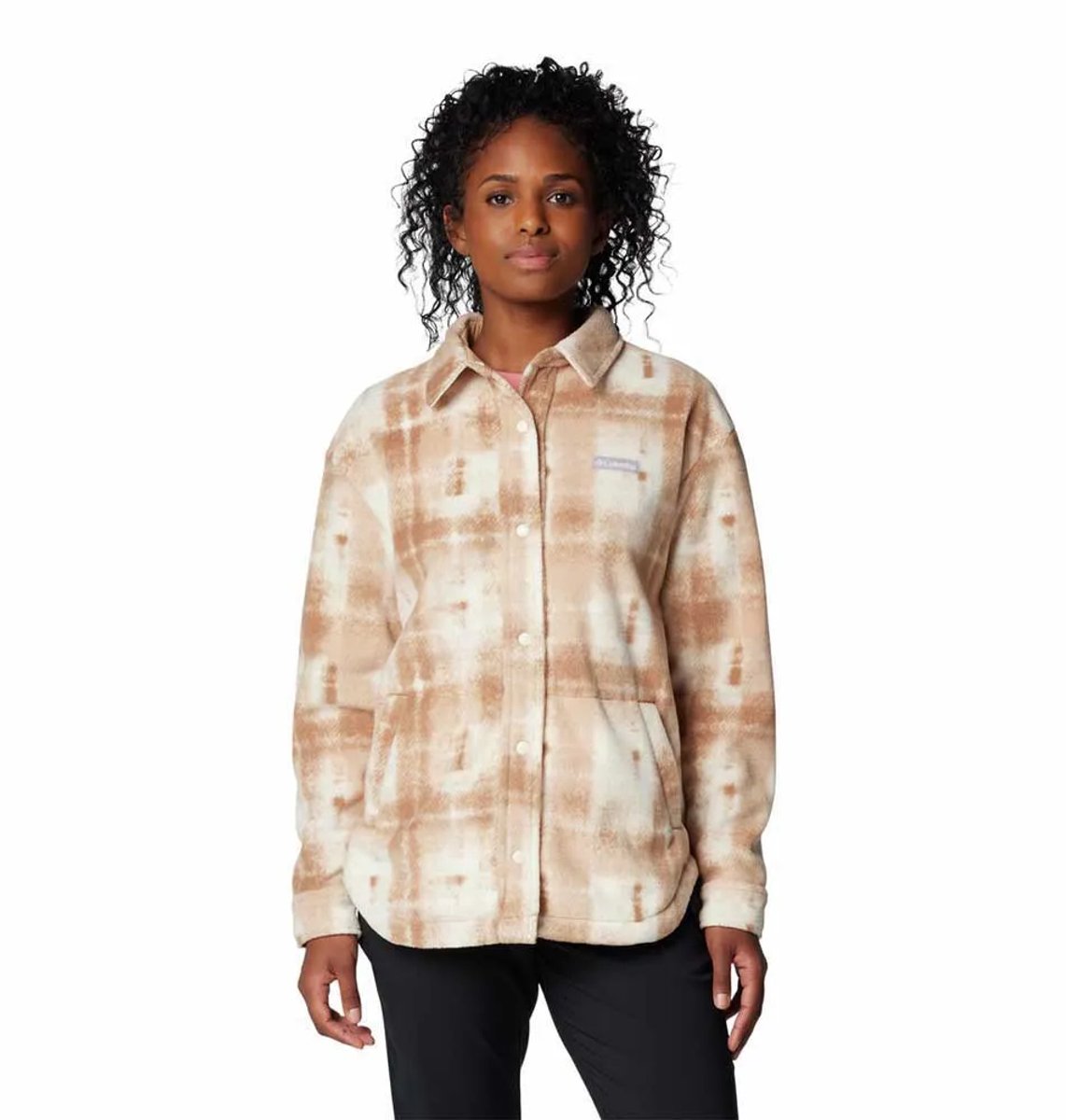 Columbia Benton Springs™ Ii Overshirt Bruin,Wit XS Vrouw