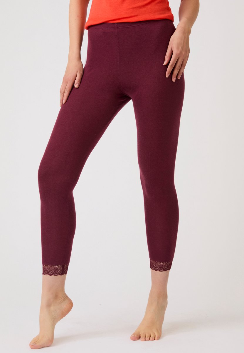 Damart - Lange kanten legging Thermolactyl Sensitive - Dames - Rood - 34-36