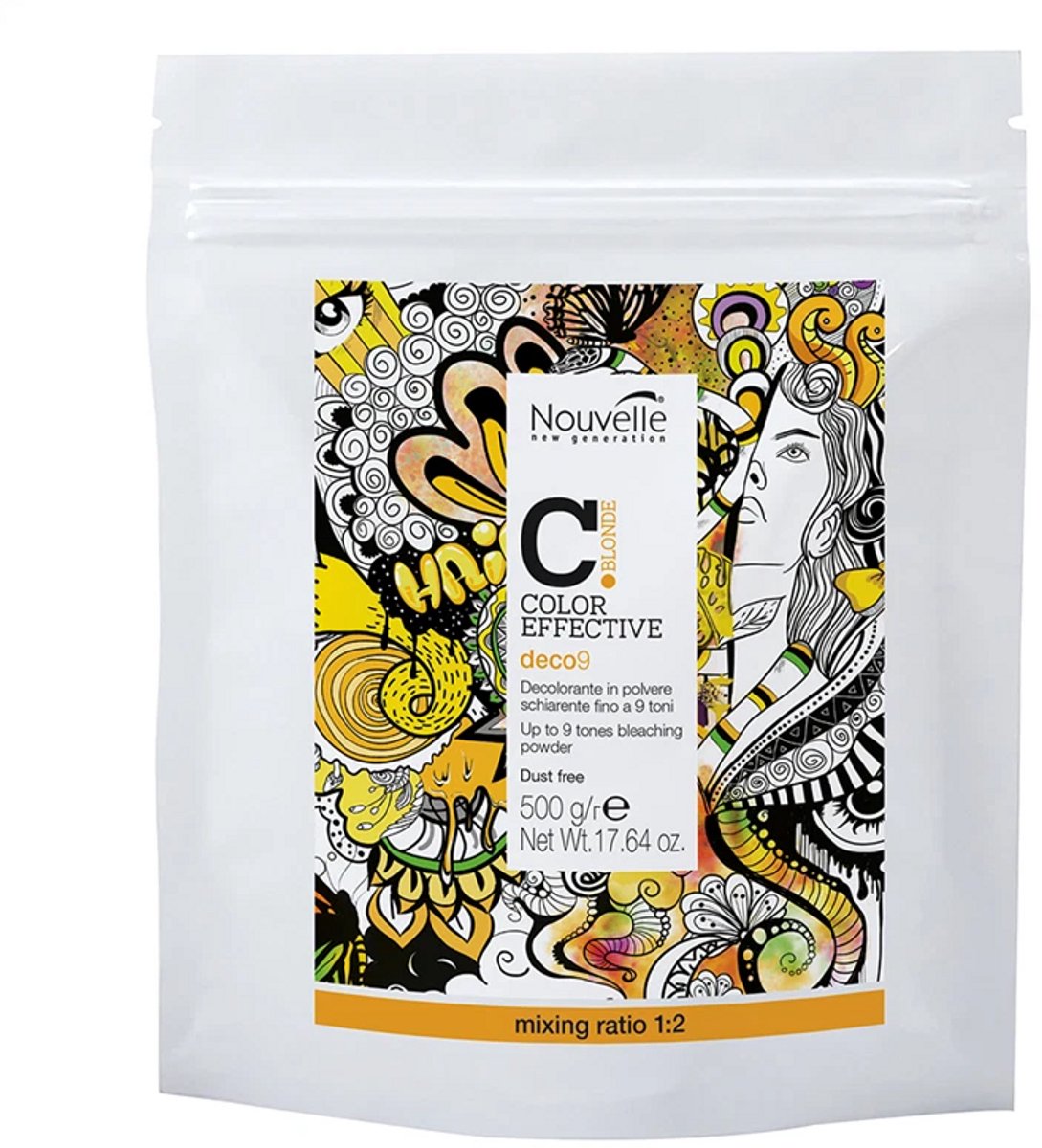 Nouvelle Deco9 Tones Blondierpulver Color Effective 500 g