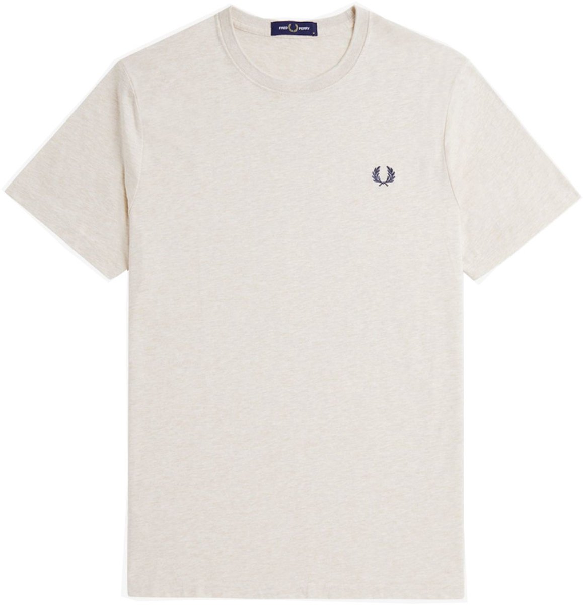 Fred Perry - Crew Neck T-Shirt - Porridge Marl - M