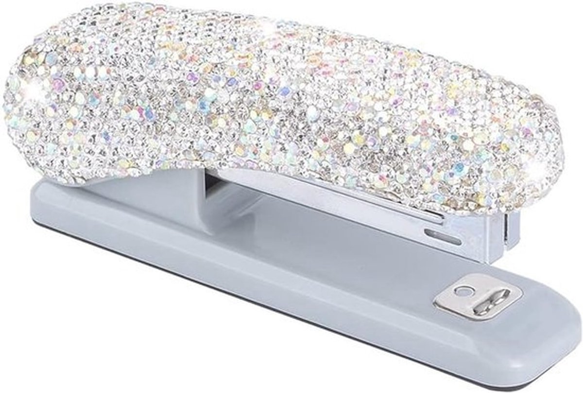 Handgemaakte Kristallen Bling Nietmachine voor Kantoor, School of Thuisgebruik - Uniek en Stijlvol Accessoire