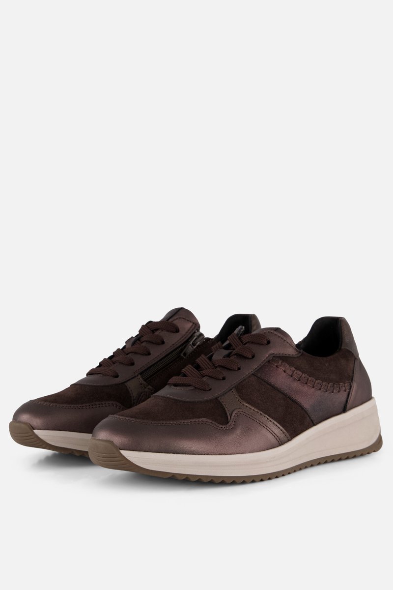 Feyn Sneakers brons Leer - Maat 38