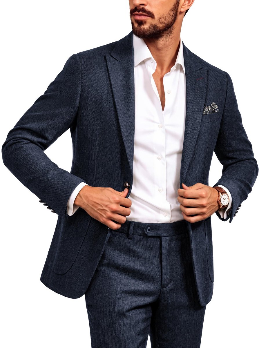 Solidchoice - 2-Piece Slim Fit Pak voor Heren