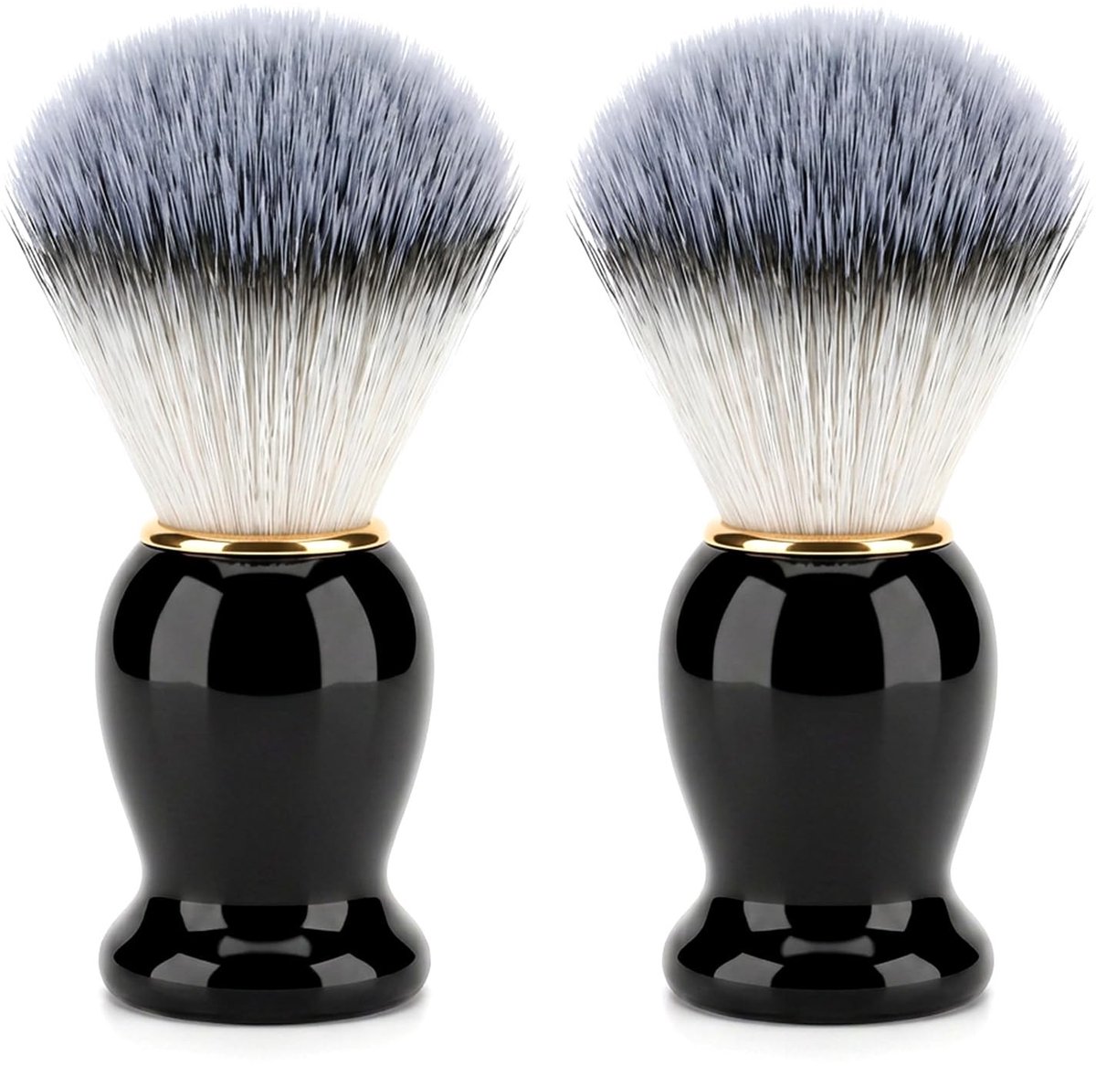 Solidchoice - Set van 2 Professionele Scheerkwasten voor Mannen