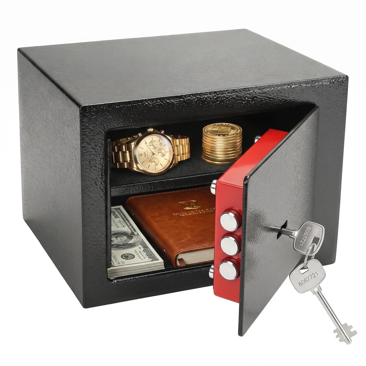 Solidchoice - Mini Kluis met Sleutel voor Veiligheid