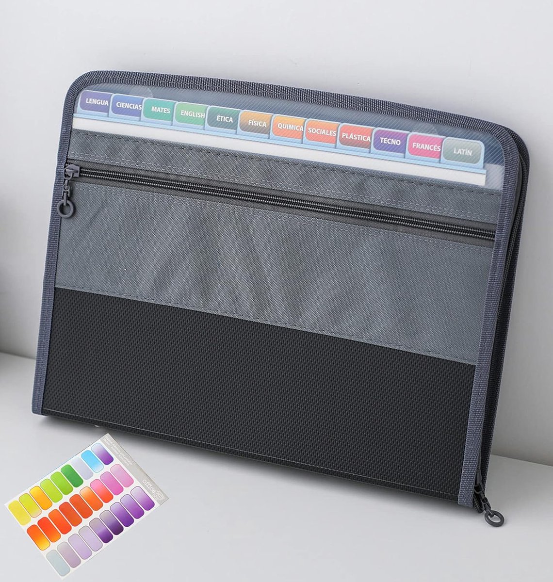 1 stuk-Document Pack-13g-A4-Zip Orgel Pack-Office Document Storage-Multi-Layer Classification-Zwart