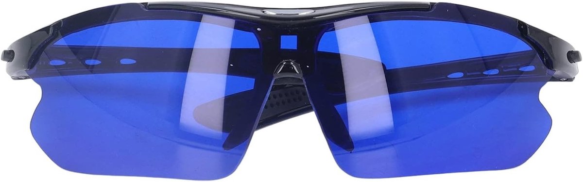 Polarisatie Sport Zonnebril met Blauw Lenskleur, Ideaal voor Golfen, Zoek Bril voor Golfballen en Sportactiviteiten met Opbergtas
