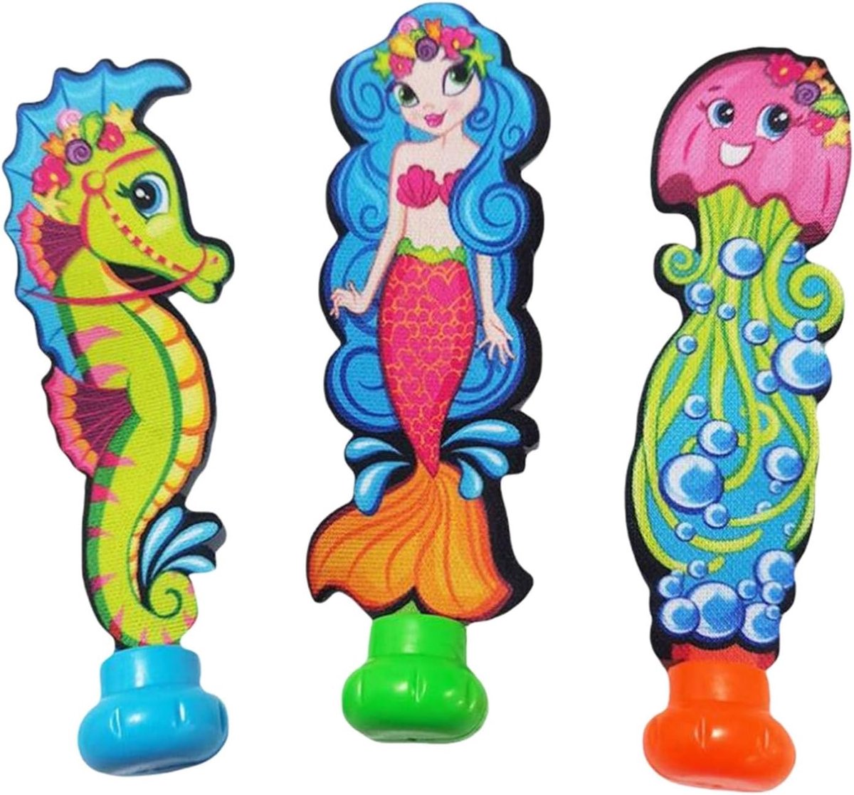 3-delige set zeedieren duik speelgoed voor kinderen van 5 tot 10 jaar - Onderwater speelplezier, leren duiken en zomerse wateractiviteiten