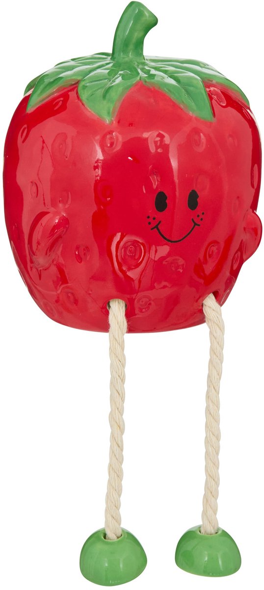 Atmosphera for Kids Spaarpot Aardbei - 9x9x18cm - Rood