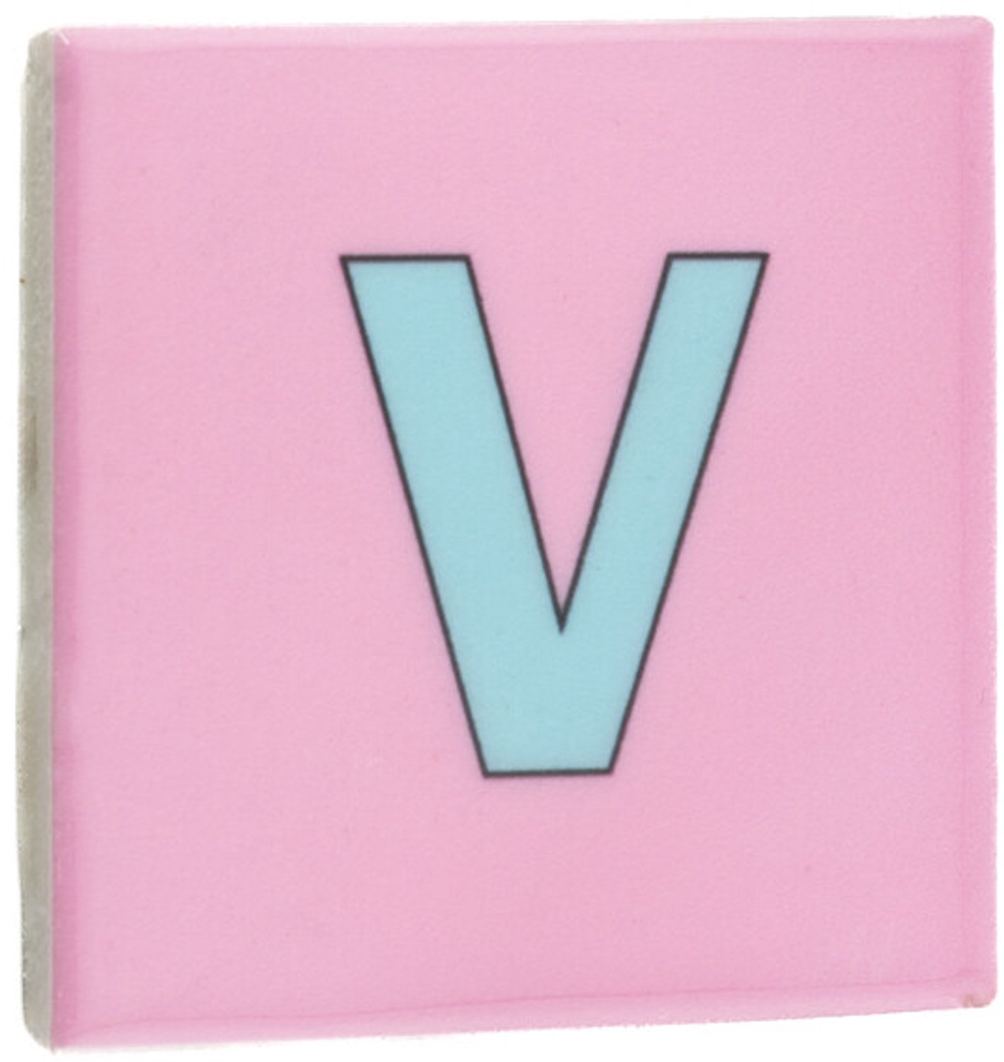 Alfabet tegeltje letter V