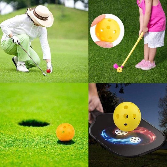 Golfballen - Wit - 42 mm - Kunststof - Voor Schommeloefeningen — afbeelding 5