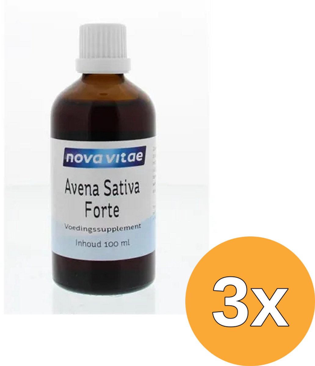 3x Nova Vitae Avena Sativa Forte (100 ml)