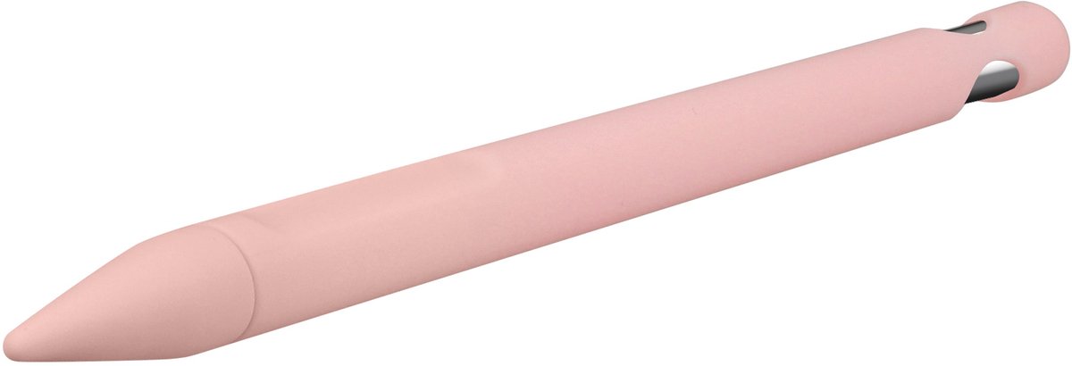 kwmobile hoesje voor styluspen geschikt voor Apple Pencil (1. Gen) - siliconenhoes voor tablet pen - oudroze