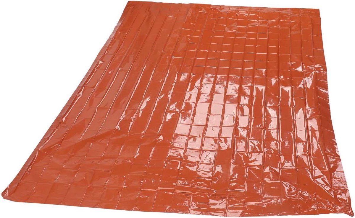 Nooddeken Thermisch - Survival Deken - Buiten Overleven - Houdt Warmte Vast - 210 x 130 cm - Oranje
