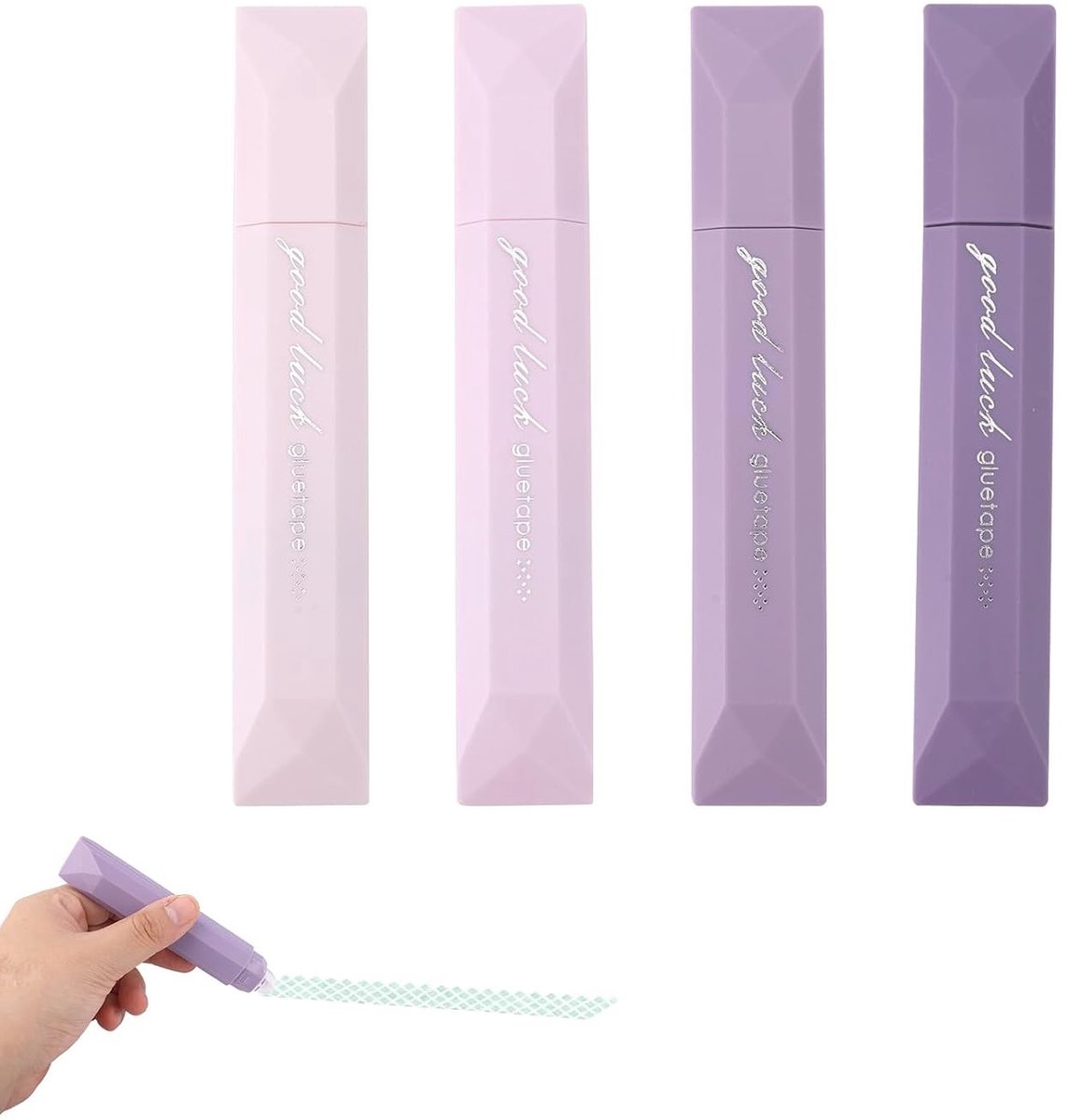 Plakbandapparaat - Paars - 13 x 2,1 cm - Dubbelzijdige Tape - Voor Knutselen