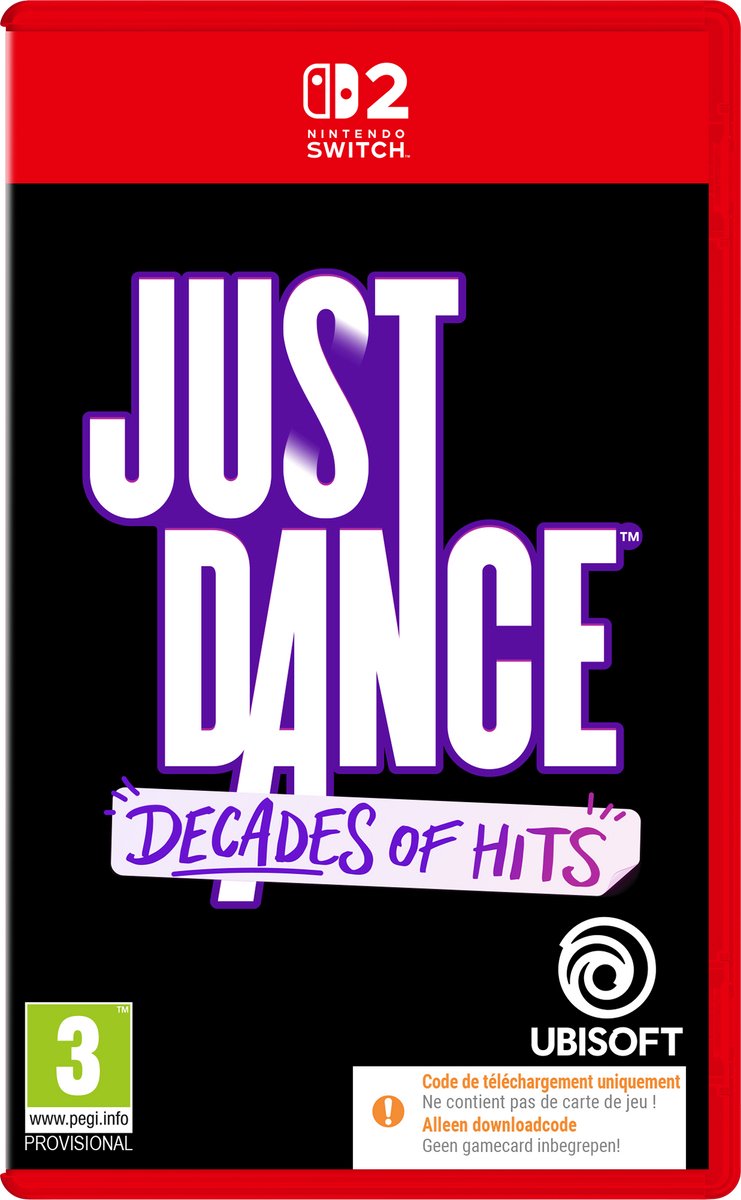 Just Dance 2027 - Decades of Hits - Nintendo Switch 2 - Code in a box