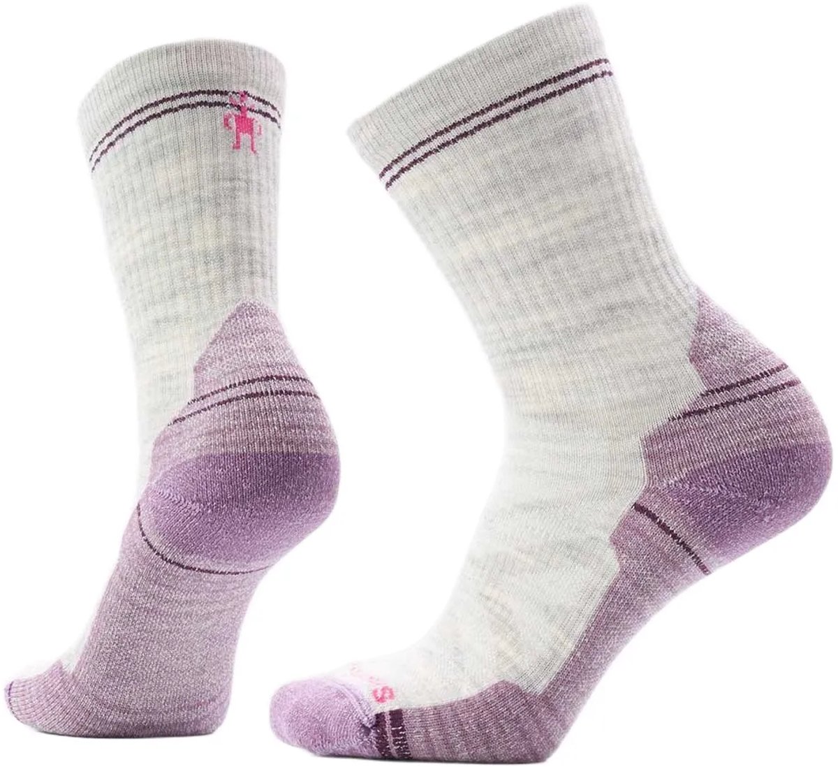 Smartwool Hike Light Cushion Crewsokken Vrouw Paars