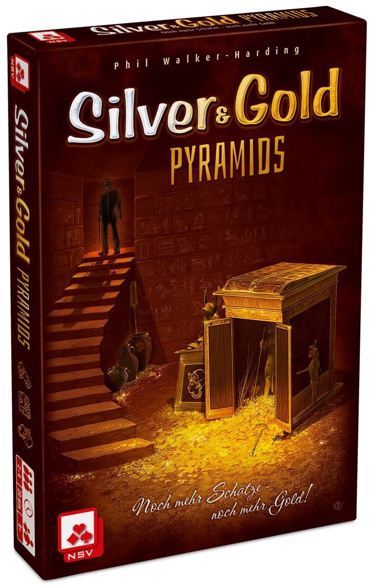Nürnberger Spielkarten Verlag Silver & Gold Pyramids - het spel voor eindeloze avonturen - ShopVlot